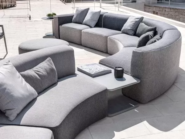 Detail of the Belt Modular Sofa