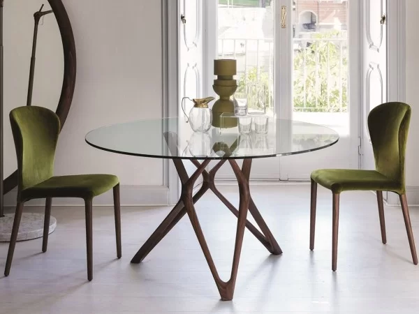 The Porada Astrid Chair in a dining room