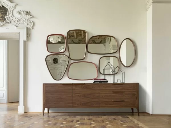 Mix mirrors by Porada in a setting