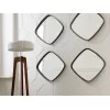 A combination made of four Mix mirrors with the same shape