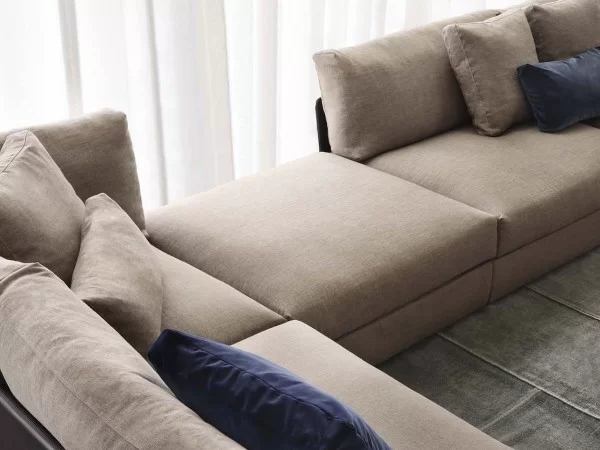 A composition of the Groovy sofa by Lema