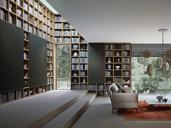 Selecta bookcase on a domestic scale