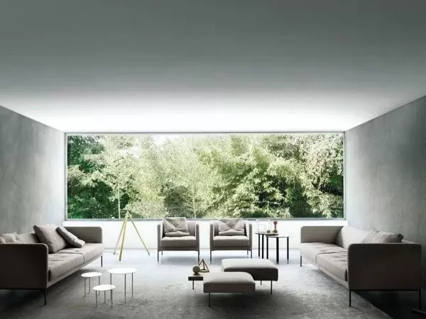 Easy Lipp sofa and Easy Lipp armchair by Living Divani