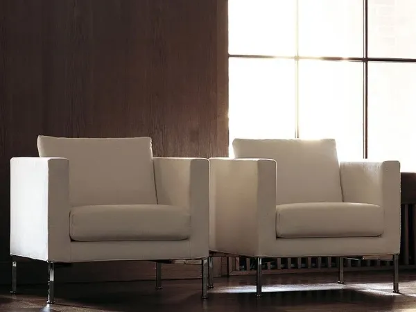 La poltrona Box firmata Living Divani in un ambiente