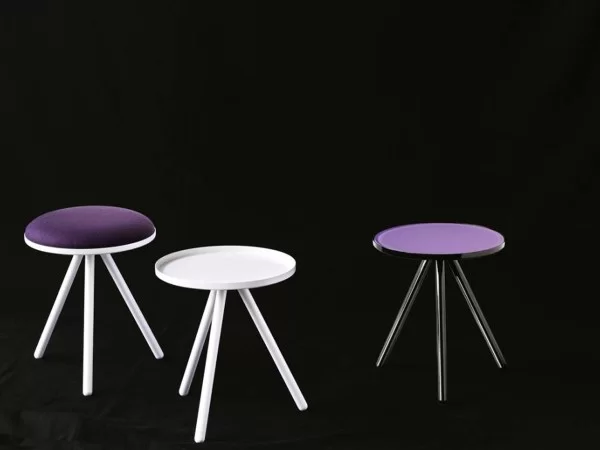 Stool and container version of the Bolle coffe table