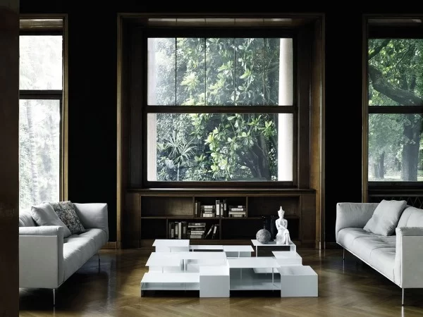 The B2 coffee table by Living Divani in a setting