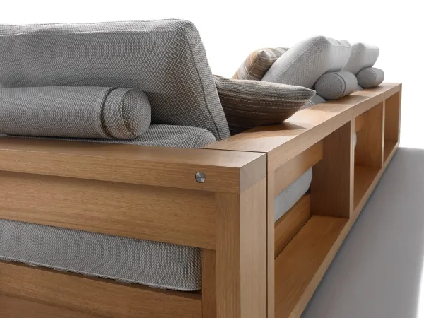 Detalles del respaldo del sofá Hamptons de Flexform