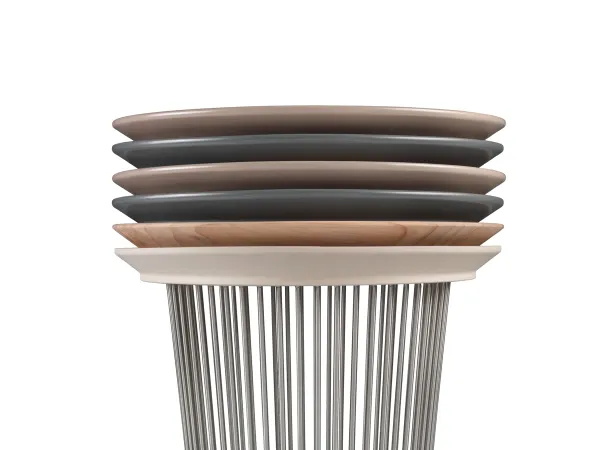 Un abanico de colores para el tablero de cerámica de la mesa de centro Berry outdoor