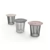 Three versions of the Berry outdoor coffee table by Flexform