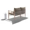 The back of the Lee outdoor sofa by Flexform
