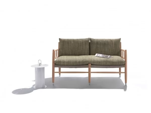 Lee outdoor sofa by Flexform with practical back and seat cushions