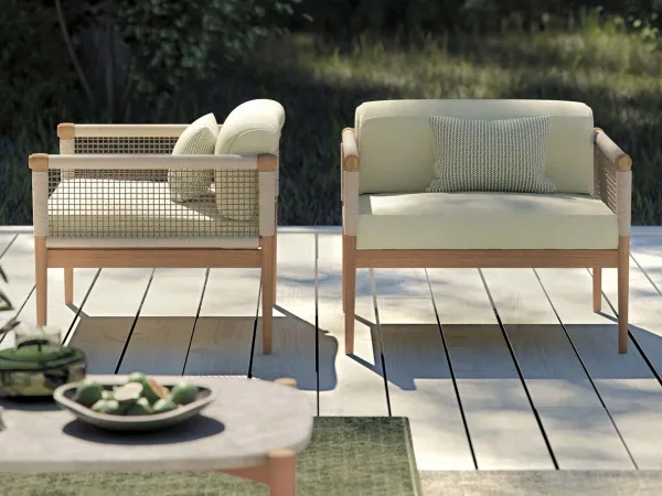 Mobilificio MarcheseAtmosphera旁的小屋扶手椅