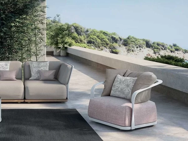 The Tango armchair by Atmosphera in a terrace