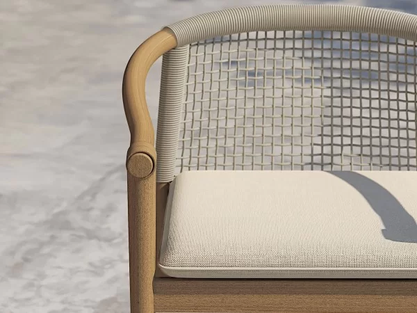 Details of the Lodge chair by Atmosphera