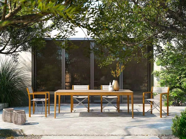 La table Dakota d'Atmosphera dans un décor