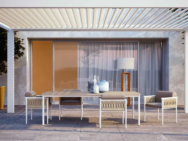 Versión rectangular de la mesa Dulton de Atmosphera