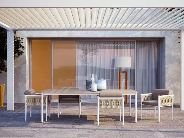 Versión rectangular de la mesa Dulton de Atmosphera