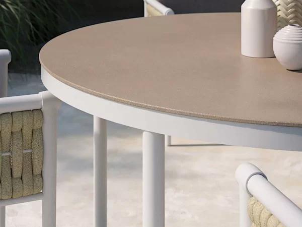 Details of the structure and the top of the Dulton table by Atmosphera
