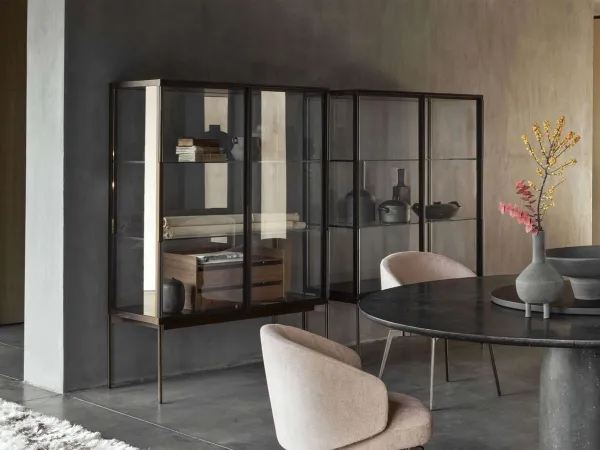 La vetrina Galerist in una zona living