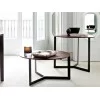 Sign coffee tables by Lema in a setting