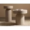 Different heights of the Francis coffee table by Lema