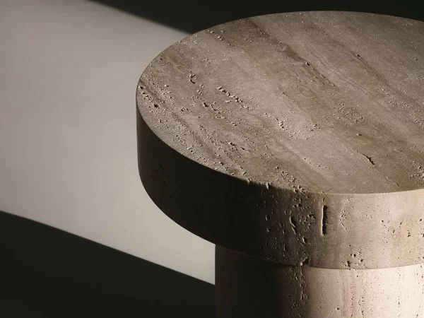 Details of the Francis side table top