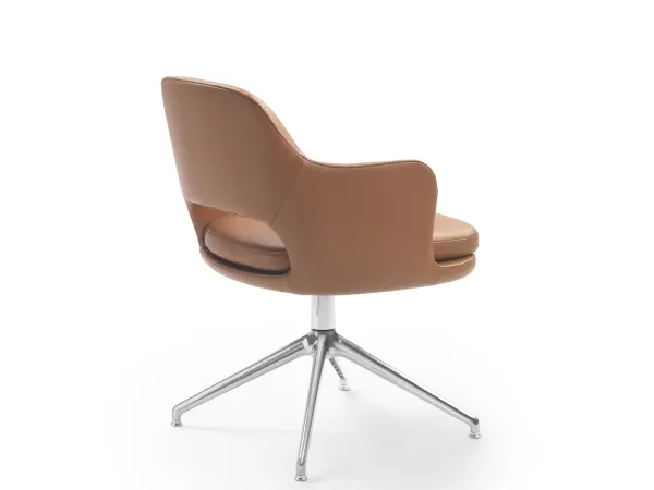 Détails du dossier du fauteuil Eliseo