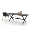 The Boma table with the Haiku chair by Flexform
