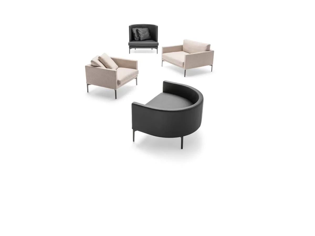 The Clan armchair family by Living Divani