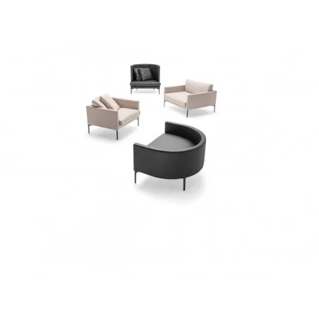 The Clan armchair family by Living Divani