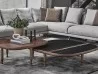 The two versions of the Ecking coffee table by Porada