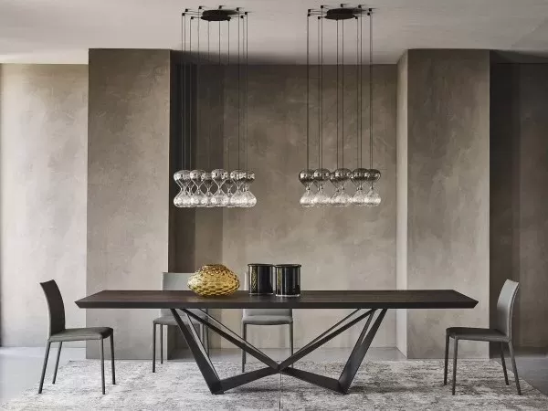 Cattelan Skorpio Wood table in a dining room