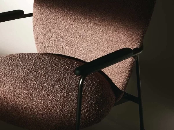 Details of the Claire armchair by Lema