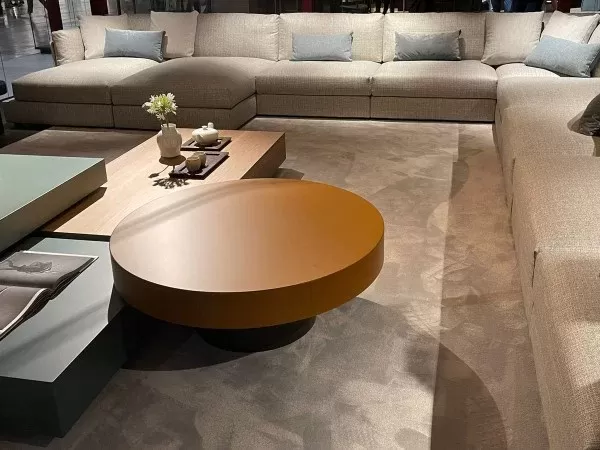 The Dolmen side table by Lema in a round version