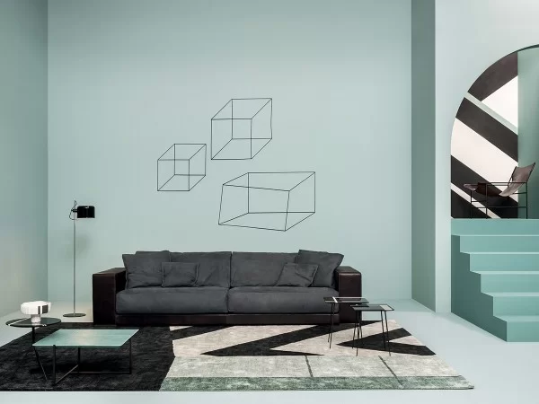 The Budapest sofa by Baxter in a living room