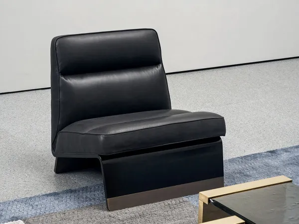 Detalles del asiento del sillón Greta