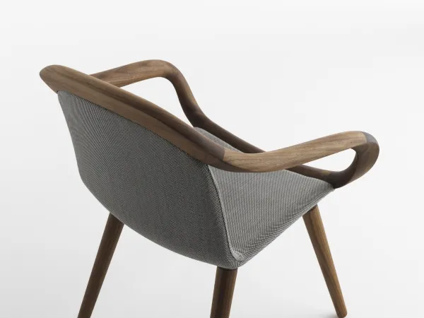 Détails du dossier de la chaise Ginevra