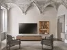 Le meuble TV Matics de Porada dans un salon