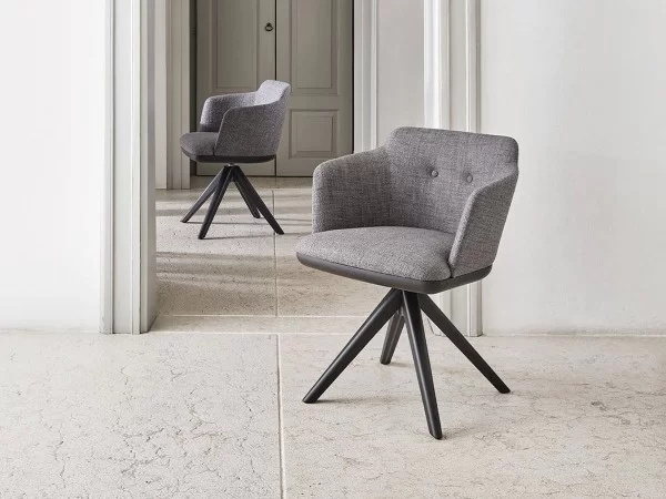 The Celine swivel chair in a living area