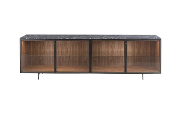 Matics 4 Kristall Sideboard von Porada: ein Sideboard 100% Made in Italy