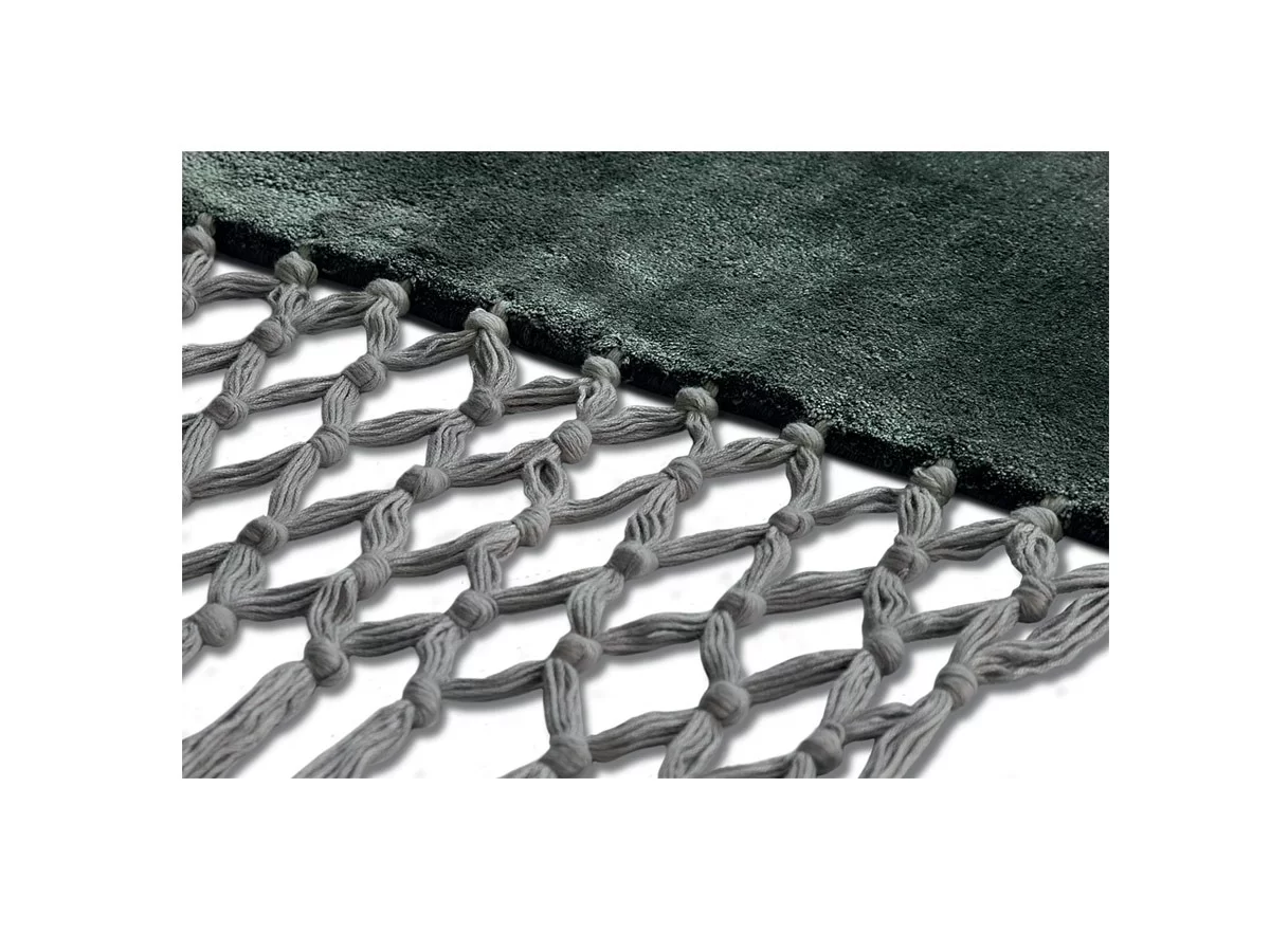 Tapis Baxter Fringes dans une version forêt + sable