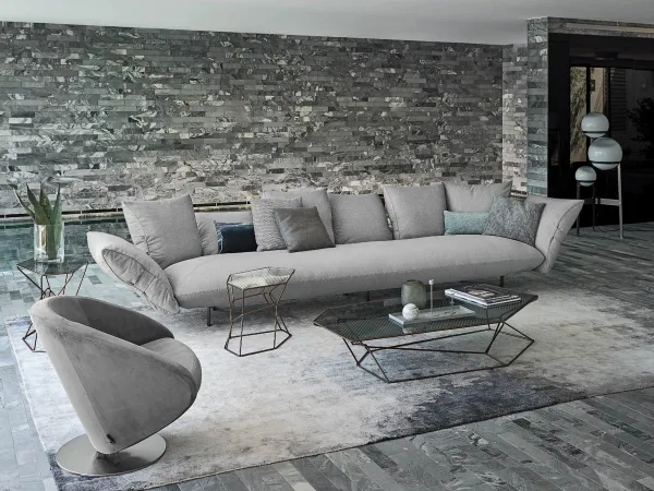 光滑的操作沙发：Arketipobeauty和工艺