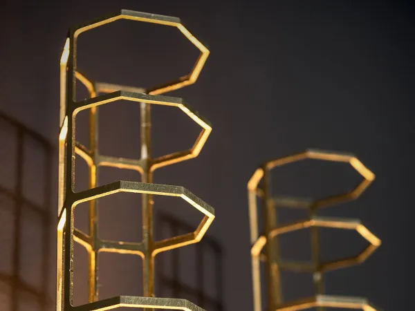 Details of the Hubble lamp by Baxter