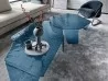 The Chimera coffee table in the Pacific Blue finish