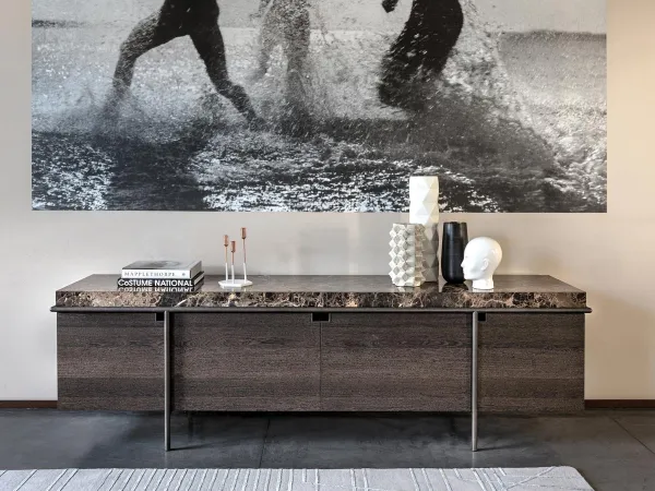 The Aura sideboard in a living area