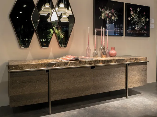 Le buffet Aura avec le marbre Emperador