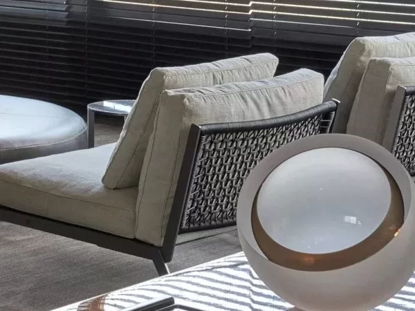 The Happy armchair by Flexform in a setting