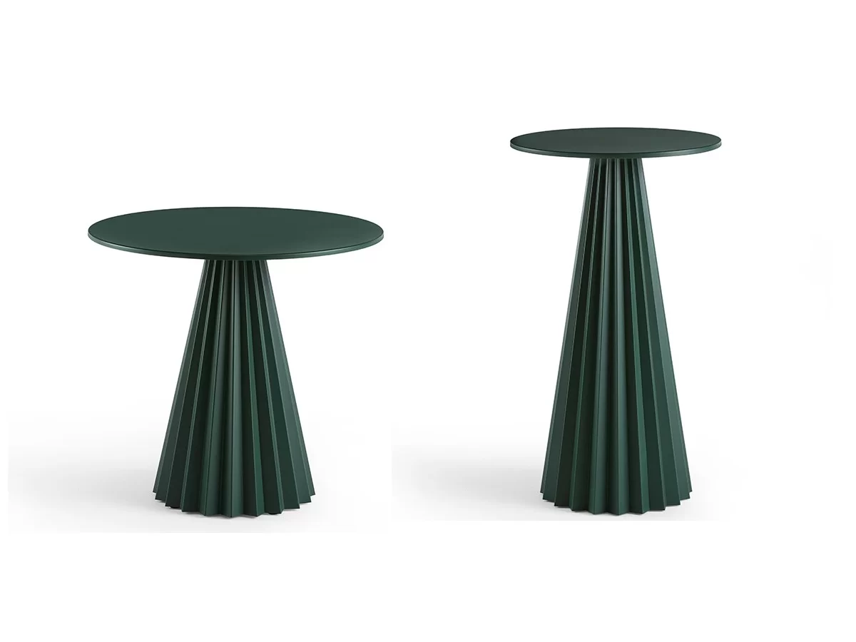 The Plissé bistro table by Midj