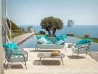 The Bolle armchair and sofa outdoor