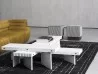 Details of the Rail coffee table by Baxter